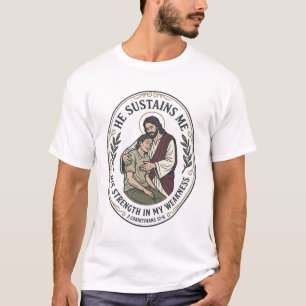 Jesus Chronische Ziekte Aanmoediging T-Shirt Inspi