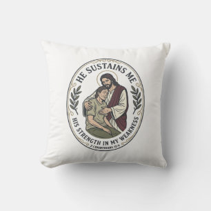 Jesus Chronische Ziekte Aanmoediging T-Shirt Inspi Kussen