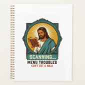 Jésus Code QR flou ne scannera pas Menu Humour Tec (Devant)