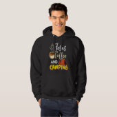 Jesus Coffee & Camping  Great Christian Camping Ca Hoodie (Voorkant volledig)