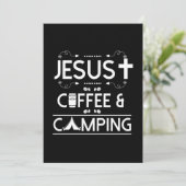 Jesus Coffee en Camping Save The Date (Staand voorkant)