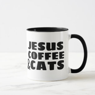 JESUS COFFEE EN CATS CAT COFFEE MUGS MOK