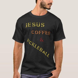 Jesus Coffee en Pickleball T-shirt