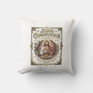Jesus Communie Jezus Communie Christelijk Geloof V Kussen