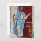JESUS CONNAÎT LA CARTE POSTALE EASTER (Devant / Derrière)