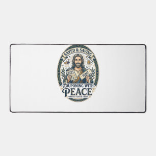 Jesus Coupon Thrift Frugal T-shirt op geloof gebas Bureaumat
