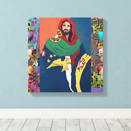 Jesus Cristo Canvas Afdruk (Insitu (Houten vloer))