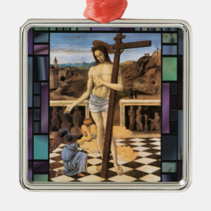 Jesus Cross  Art Bellini Ornament