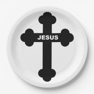 JESUS CROSS PAPIEREN BORDJE