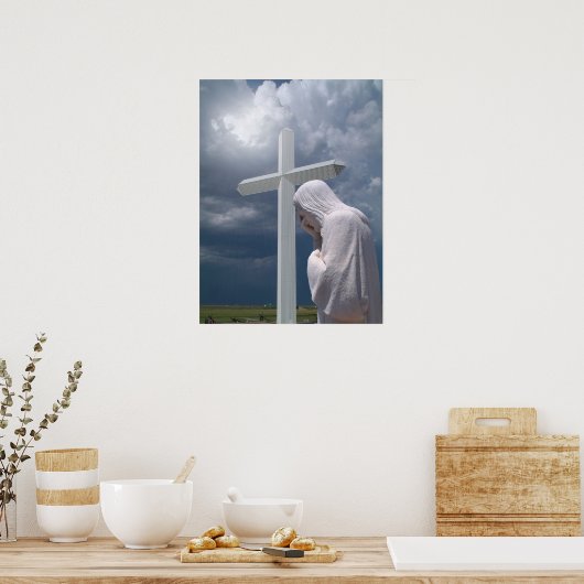 Jesus & Cross Poster (Keuken)