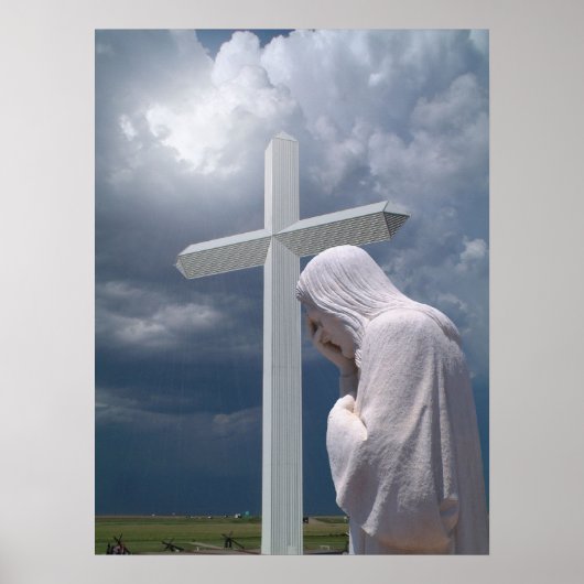Jesus & Cross Poster (Voorkant)