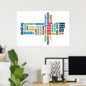 Jesus Cross Poster (Thuiskantoor)