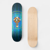Jesus Cross Skateboard Deck (Voorkant)