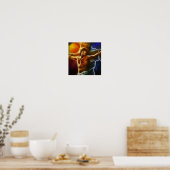 Jesus Crucifixion 2 Poster (Keuken)