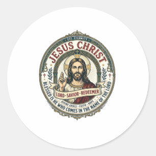 Jesus Dans Ballerina Studio Grafische T-shirt Chri Ronde Sticker