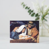 Jésus dans la crèche Carte postale (Debout devant)