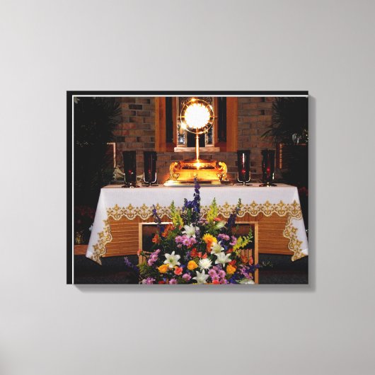 Jésus dans la toile enveloppée du Saint Sacrement (Recto)