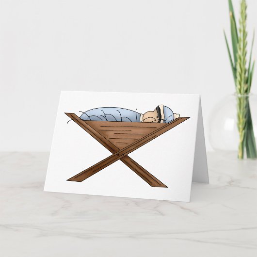 Jésus Dans Le Manger Cartes De Voeux