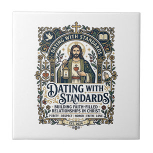 Jesus Dating Christelijke Relatie Humor T-shirt Fa Tegeltje