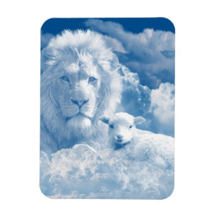 JESUS DE LAM EN JESUS DE LION MAGNEET