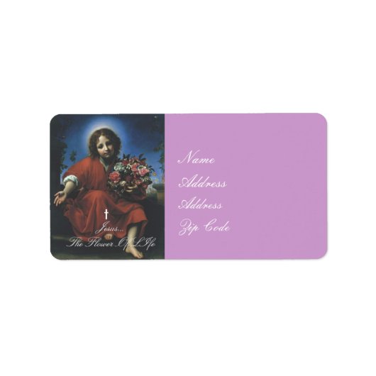 JESUS...DE LEVENSSTROOM ETIKET (Voorkant)