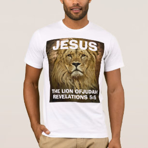 JESUS de LION JUDAH, Christelijke T-shirts