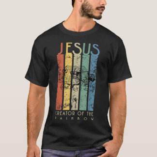 JESUS De schepper van de regenboognoah en de Ark T-shirt