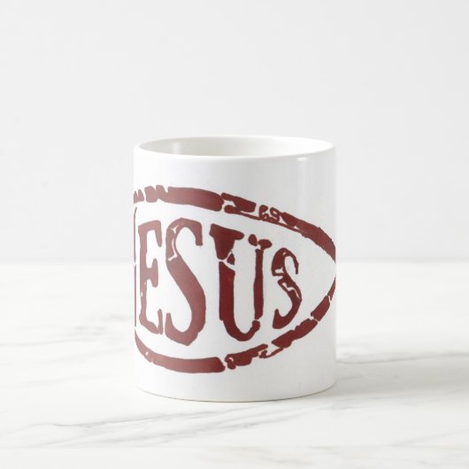 jesus de vis koffiemok (Center)