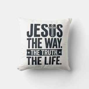 Jesus De Weg De Waarheid Het Leven Christelijk T-S Kussen