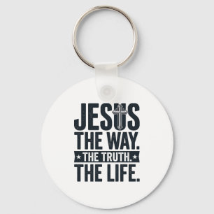 Jesus De Weg De Waarheid Het Leven Christelijk T-S Sleutelhanger
