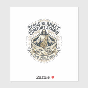 Jesus Deken Troost Symbool Jezus Deken Troost Sticker