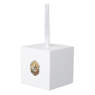 Jesus die armen kruist Internet Troll Face Emoji H Kubus Ornament