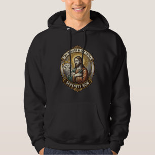 Jesus die armen over elkaar doet Internet Troll Fa Hoodie