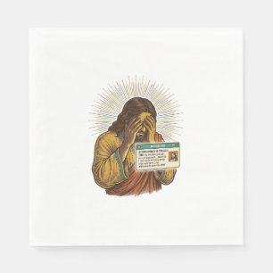 Jesus die zich geneert Tienjarige statusupdate hum Servet