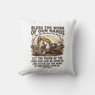 Jesus Dieselmachinist Zware Apparatuur T-shirt Gel Kussen