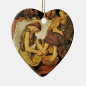 Jesus Disciple's Feet Keramisch Ornament (Rechts)