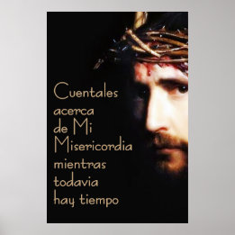 Jesus Divina Misericordia Spaans Poster Espanol