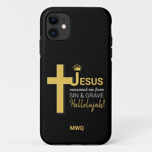 JÉSUS élégant M'A RANSOMÉ coque iphone chrétien (Dos)
