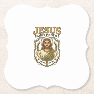 Jesus Email Pin Stijl Jesus Email Pin Christelijk Kartonnen Onderzetters