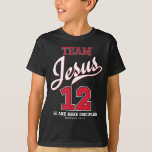 Jesus En Honkbal Team Jezus Christelijk T Shirt_3 T-shirt