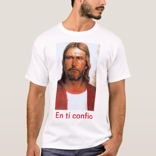 JESUS, EN TÍ CONFIO T-SHIRT (Voorkant)