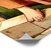 jesus en vrouwen in het well - poster (Hoek)