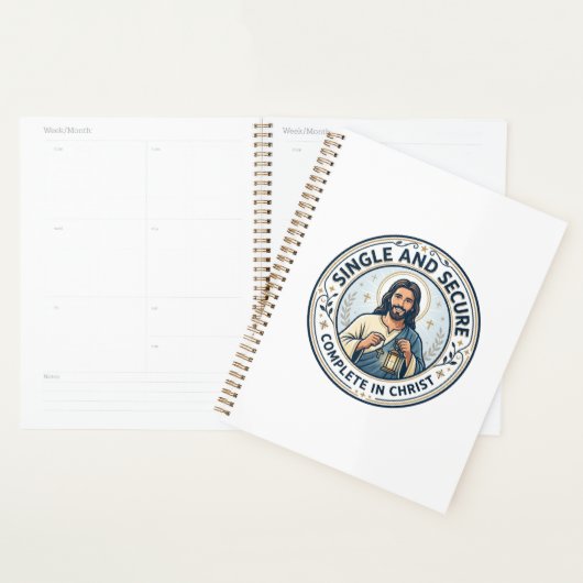 Jesus Enkelvoud Wachtseizoen Shirt Gebaseerd op he Planner (Display)