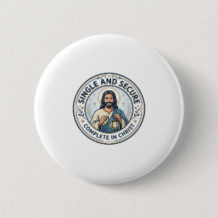 Jesus Enkelvoud Wachtseizoen Shirt Gebaseerd op he Ronde Button 5,7 Cm