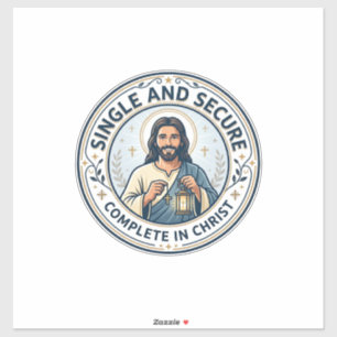 Jesus Enkelvoud Wachtseizoen Shirt Gebaseerd op he Sticker