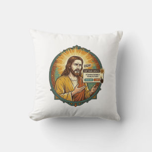 Jesus Ergerlijke Software Update Pop-up Kantoor Hu Kussen