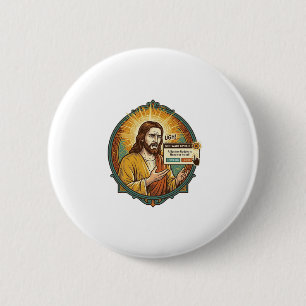 Jesus Ergerlijke Software Update Pop-up Kantoor Hu Ronde Button 5,7 Cm