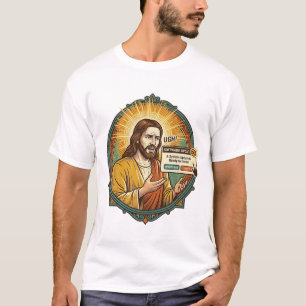 Jesus Ergerlijke Software Update Pop-up Kantoor Hu T-shirt