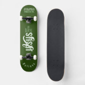 Jésus EST Chemin, Vie, Vérité Skateboard (Recto)