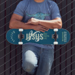 Jésus EST Chemin, Vie, Vérité Skateboard<br><div class="desc">Jesus IS Way,  Life,  Truth Skateboard avec "IS" monogrammed et citer la citation chrétienne "Jésus est le chemin,  la vie,  vérité T-shirt" en calligraphie mixte et typographie minimaliste. Ce design de foi moderne et tendance est le cadeau parfait et la marque de mode. #christian #religion #écritures #foi #bible #jesus</div>